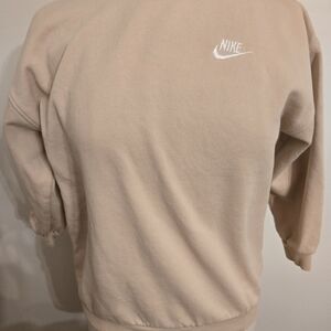 Nike Men's Beige Crewneck Sweater